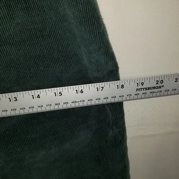 Universal Thread Womens Vintage Straight Green Corduroy Pants 4/27 High Rise - Image 5