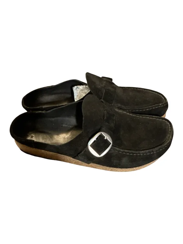 Birkenstock Buckley Suede Moccasin Clog Mules in Black - Size EU 41 / US Women's 10-10.5 / US Men's 8-8.5 (NWOT) - Image 3