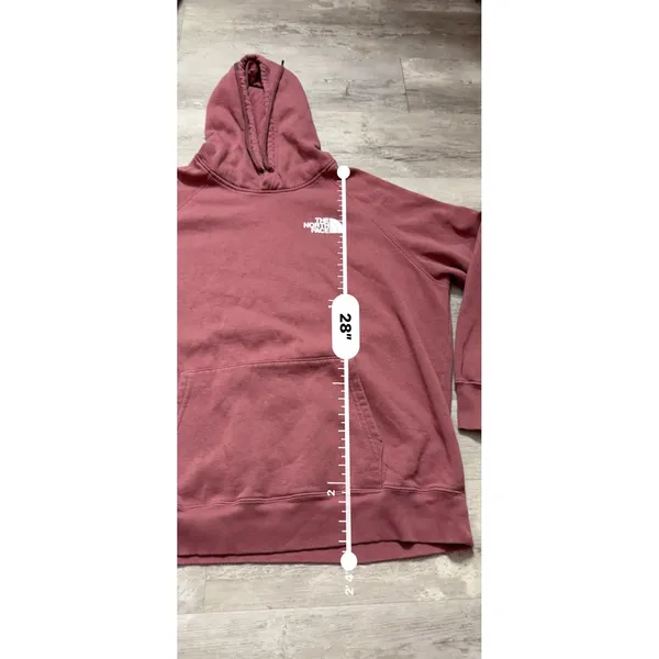 NORTH FACE Pink Women's Hoodie Size. XXL A4-0026 - Image 5