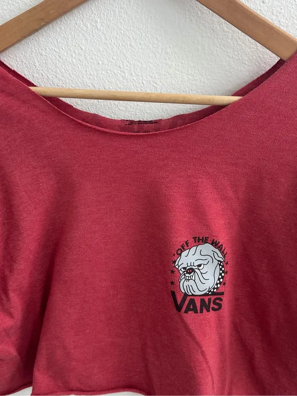 Vans Bulldog off the shoulder cropped top - Image 2