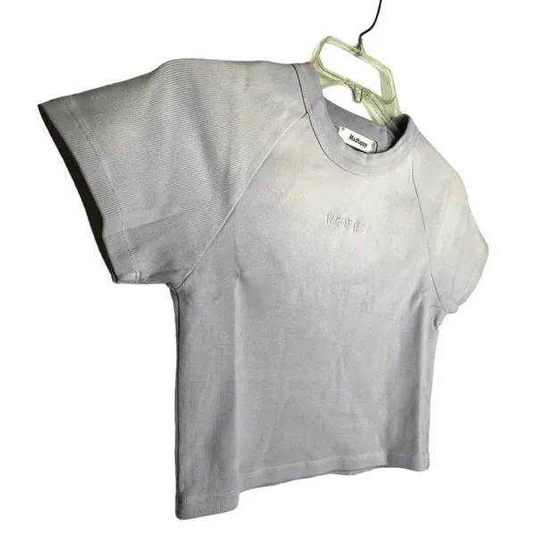 MadHappy Ribbed Babydoll Ombre Shirt nwt - Image 3
