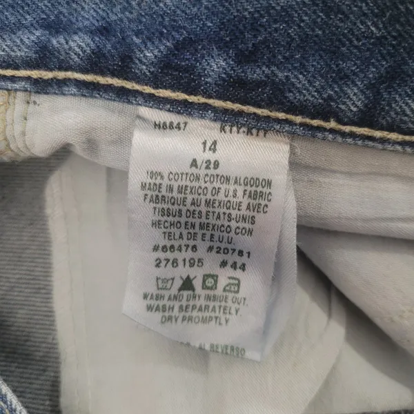 Tommy Hilfiger Womens Vintage Jeans Size 14 A29 100% Cotton Denim - Image 9