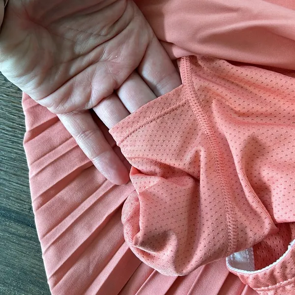 Baleaf | Peach Golf skirt with attached mesh brief sz XS - Image 8