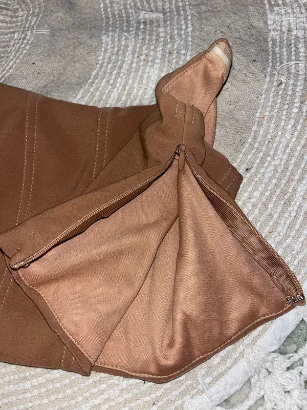 Tiger Mist Tan Corset Top Cropped Small - Image 7