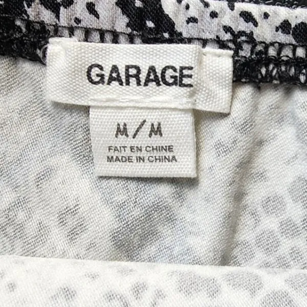 Garage Snakeskin Bodycon Party Dress Y2K Black White Animal Print Bikercore M‎ - Image 4