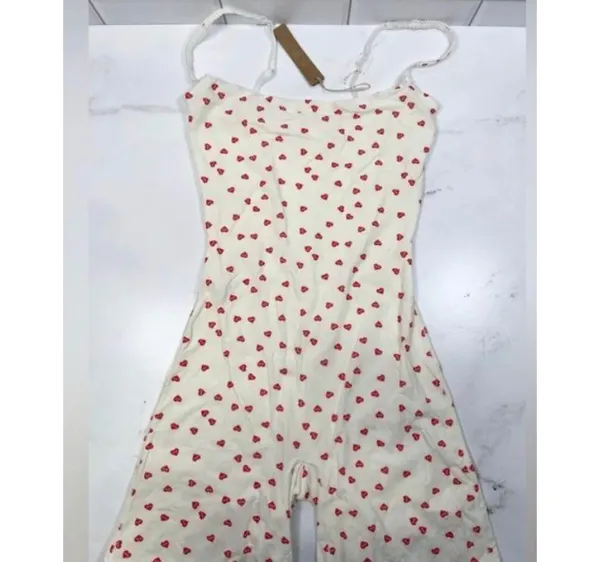 SKIMS Heart Print Fits Everybody Onesie XS - Image 2