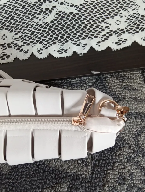 Anthropologie LindyWoven Crossbody Bag - Cream Clutch Spring Summer Womens - Image 9