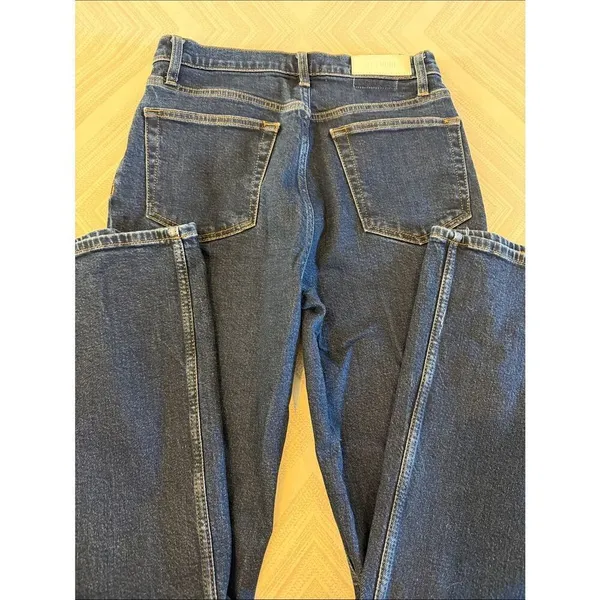 RE/DONE Dark Wash 70S Bootcut Jeans Button Fly Size 29 - Image 6