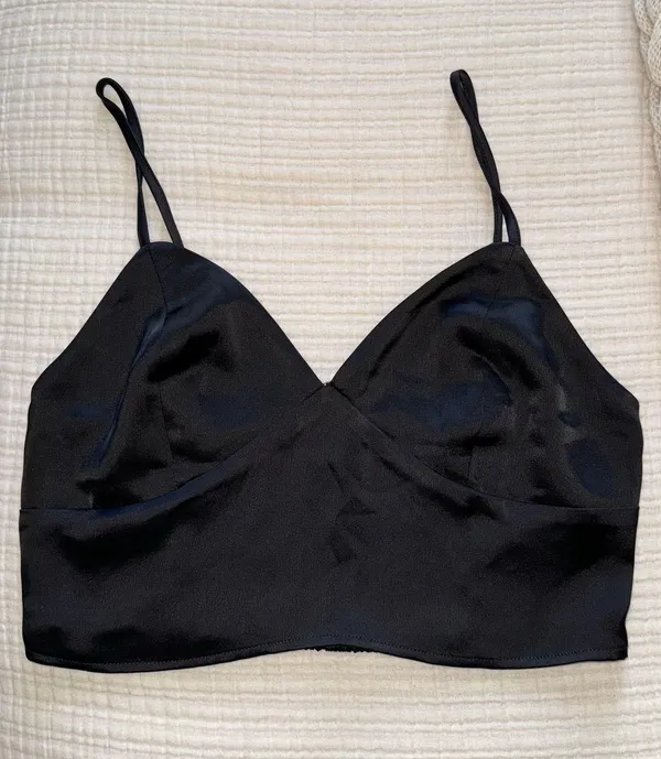 Garage Silk Crop Top - Image 2