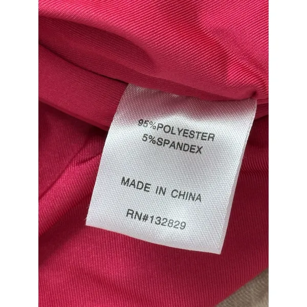Superdown Brie One Sleeve Dress‎ Revolve Small Hot Pink Ruched Asymmetrical - Image 5