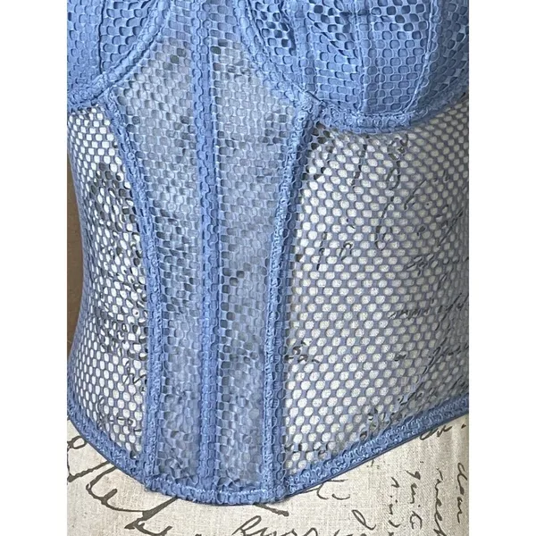 Urban Outfitters Corset Top Blue Small - Image 7