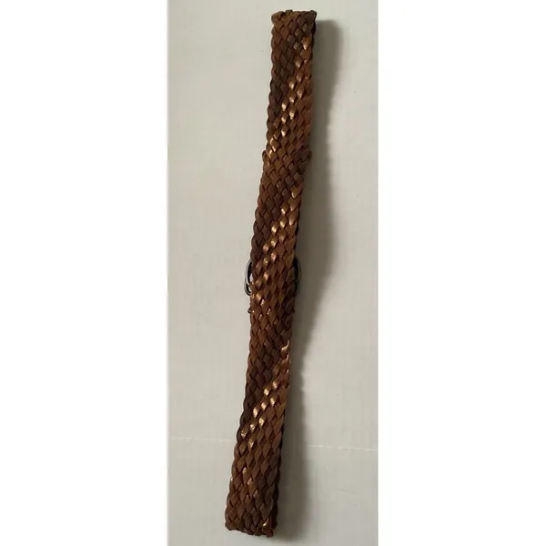Women's‎ 3 Tone Brown Weaved Belt 90s Y2K Boho Western Chic Trendy Casual 45" - Image 3