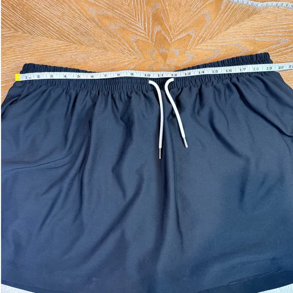 Abercrombie‎ YPB sculptLUX High Rise Flirty Skirt Skort Black Size XXL - Image 7