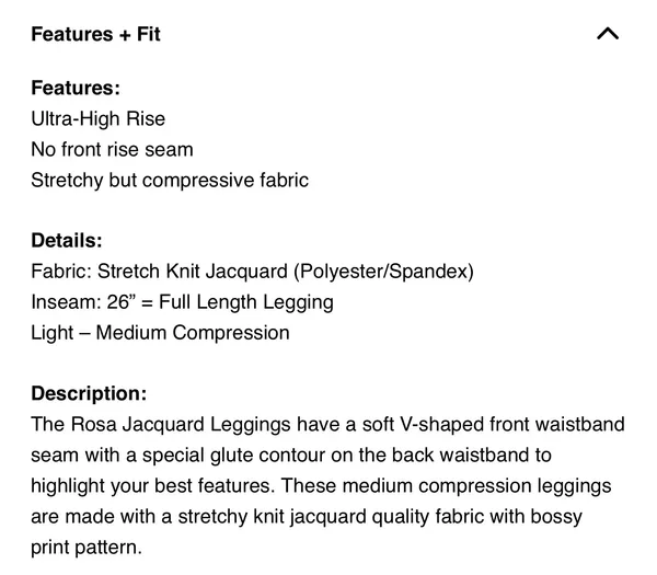 Buffbunny Rosa Jacquard Legging - Image 8