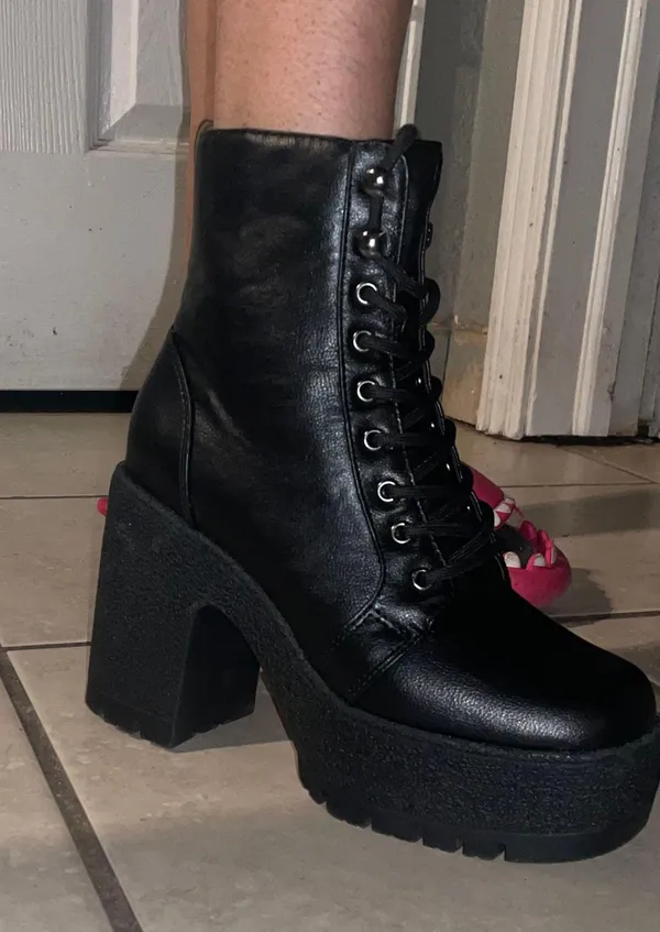 Faux Leather Booties - Image 5