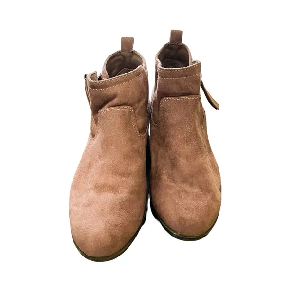 ARIZONA Womens Garrity Brown Textile Ankle Boots Booties Sz 7 - Image 3