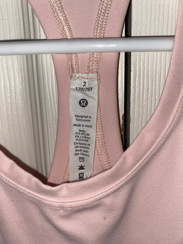 Lululemon Light Pink  Tank - Image 2