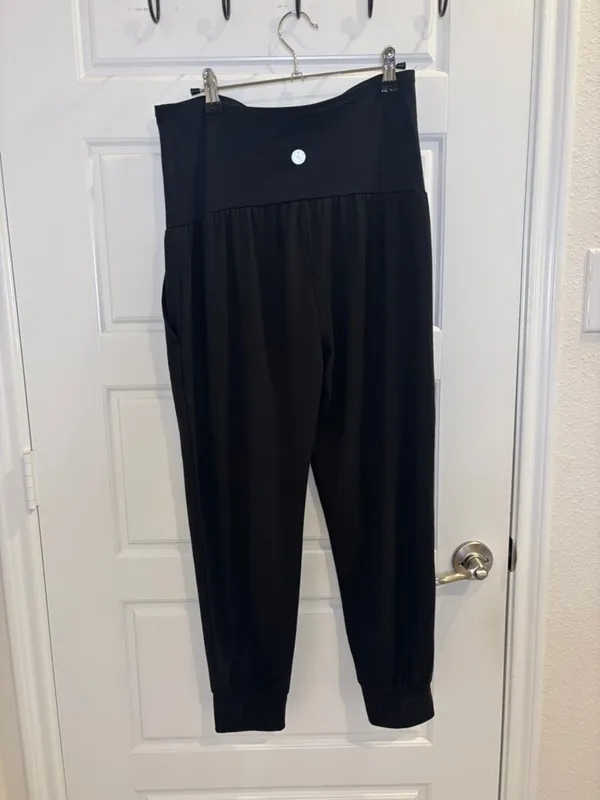 Threads 4 Thought Black Jogger Pants High Rise Lounge Athleisure Medium - Image 4