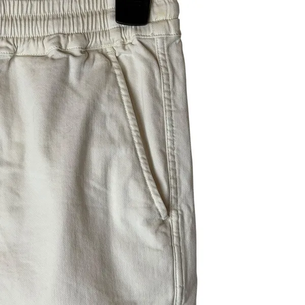 Faherty Arlie Day Pants Women‎ XS Ivory Organic Cotton Linen Drawstring Coastal - Image 6