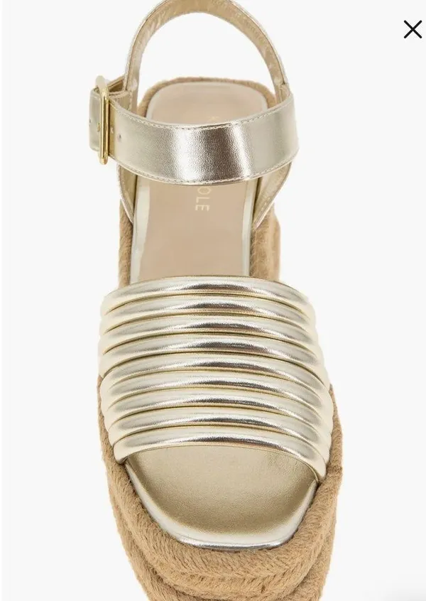 Gold kenneth cole wedges - Image 2
