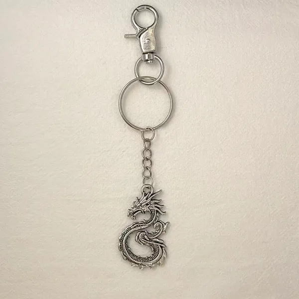 Dragon Keychain Charm for Men Women Car Keychain Key Ring Bag Charm Streetwear - Image 2