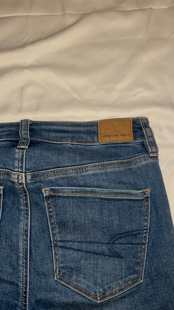 American Eagle Hi-Rise Jegging Jeans Size 4 Regular Medium Wash - Image 5