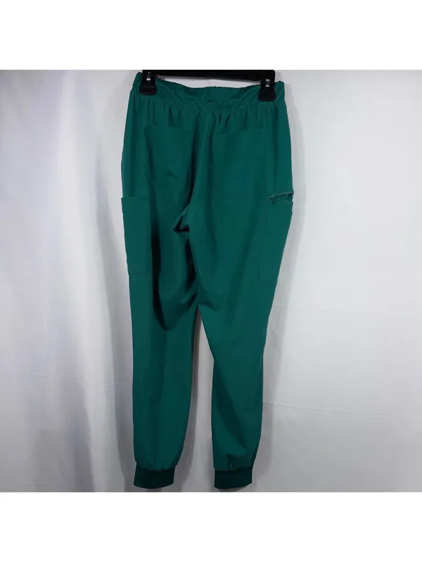 EPIC Scrubs Green Cargo Jogger Pants S/M Stretch - Image 6
