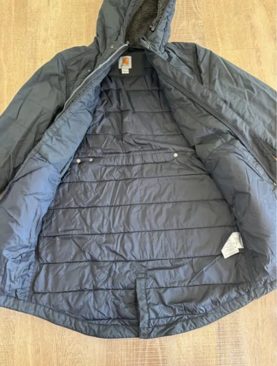 carhartt women’s hooded utility jacket size small - Image 5