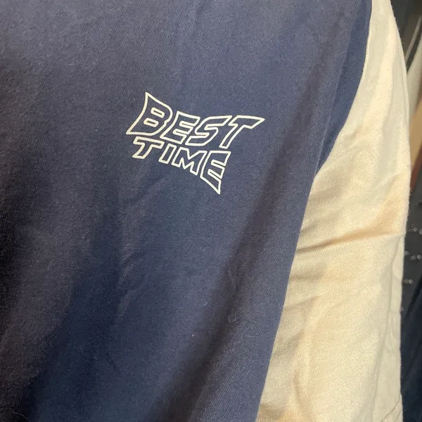 Baseball Tee Blue Size XL - Image 5