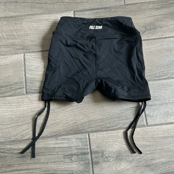 Full send fitness ruched sides bike shorts - Image 4