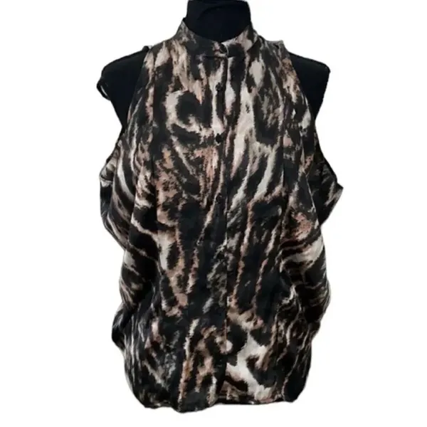 H&M Sleeveless Animal Print Top(Size 2) - Image 2