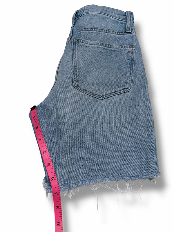 Madewell Women's High-Rise Denim‎ Mid-Length Shorts in Light Wash Size 24 - Image 5