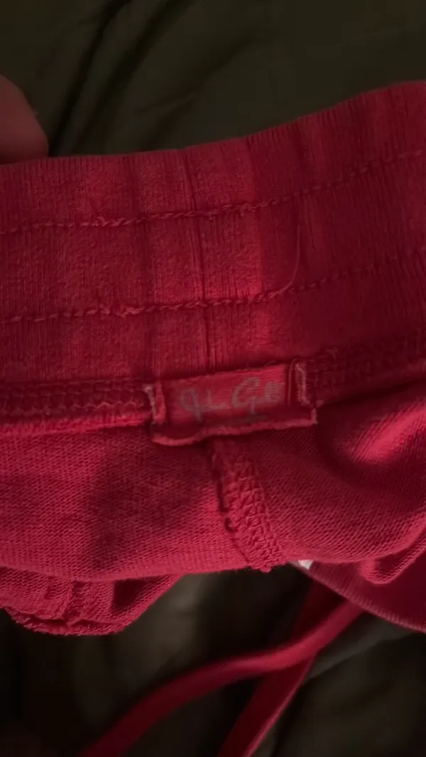 John Galt Red Sweat Shorts  - Image 2