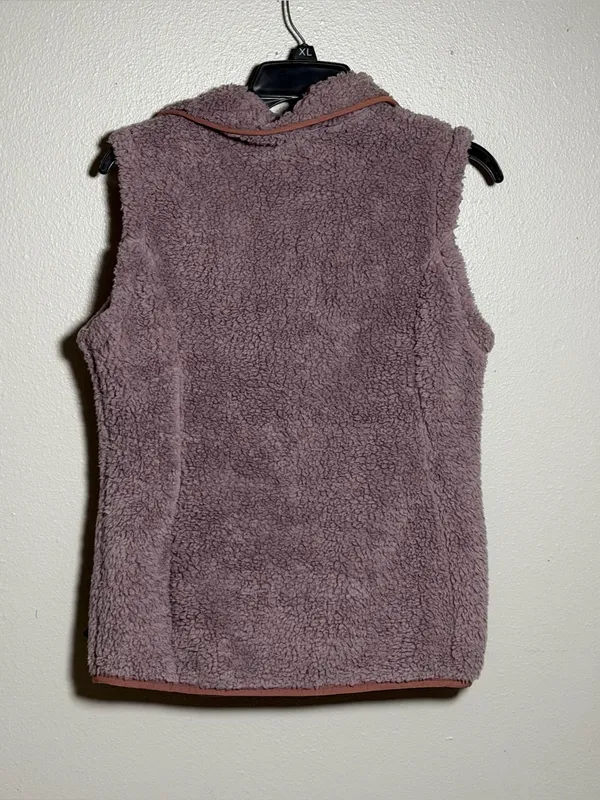 Free Country Women Plush Faux Fur Fleece Vest Sleeveless Woodrose Outdoor size S - Image 6