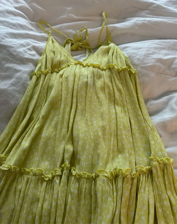 Wild Fable Yellow floral mini dress - Image 2