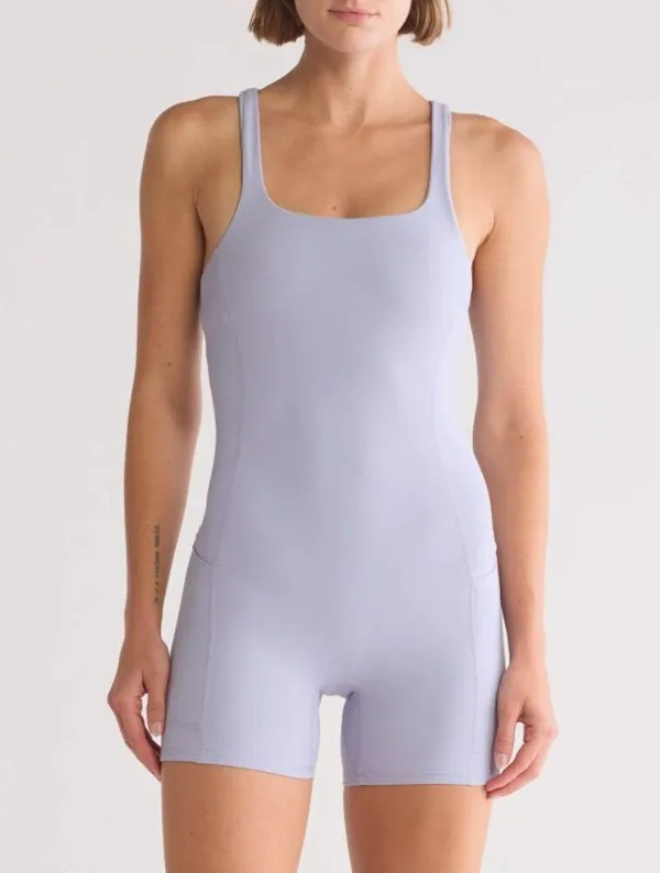 NWT Free People Never Better Runsie Romper Small, PLATINUM - Image 4