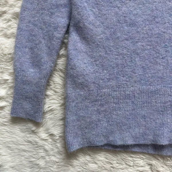 Aritzia The Group Babaton Sweater Alyssa V-neck Long Sleeve Alpaca Wool Blend XS - Image 6