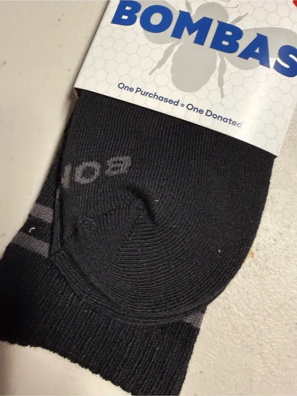 Bombas Women’s Black Socks - Medium Size Medium NEW - Image 3