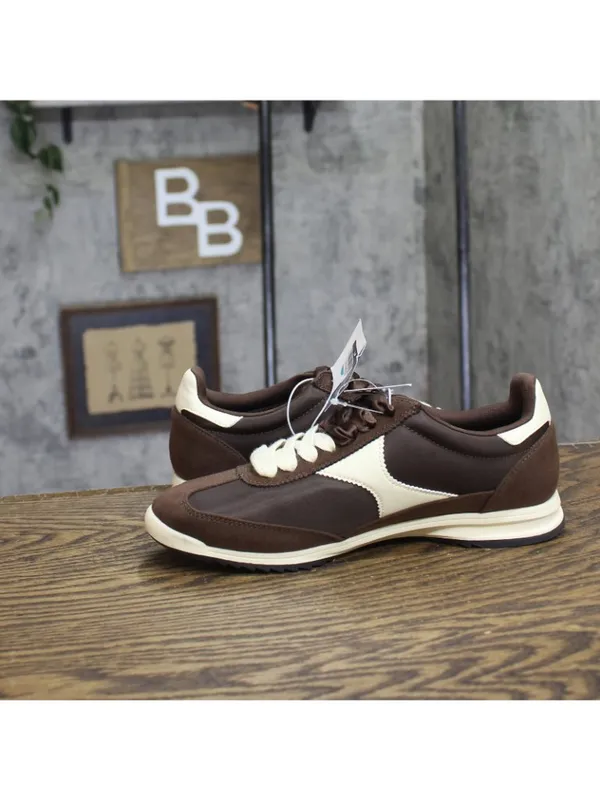 Universal Thread Skyler Jogger Sneakers Double Lace Low Top Brown Multi 8M - Image 7