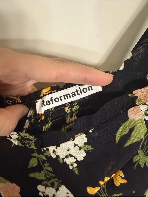 Reformation Nikita Midi Dress Sylvie Floral Size 8 - Image 5