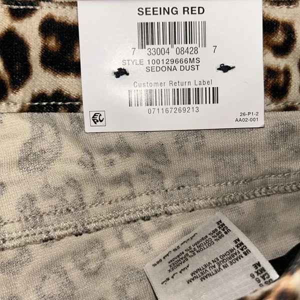 Charter Club Leopard Print Straight Leg Pants(Size 6) - Image 10