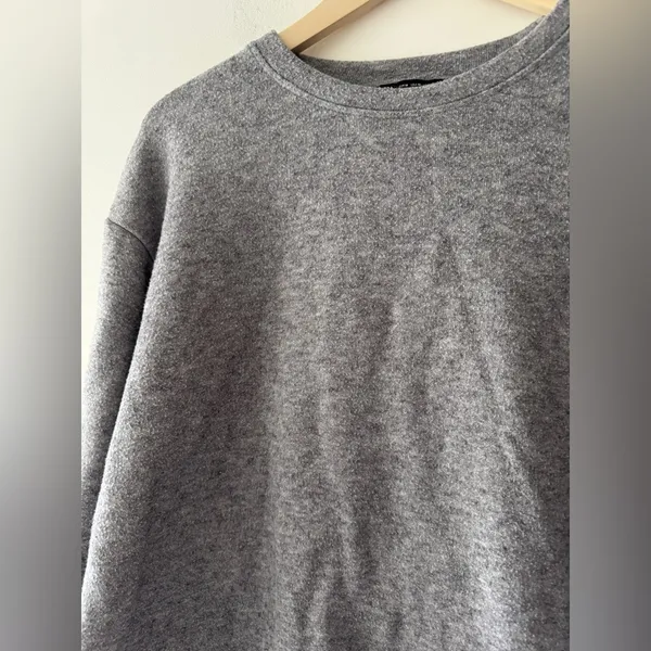 Zara Gray Pullover‎ Sweater Sweatshirt Top - Image 2