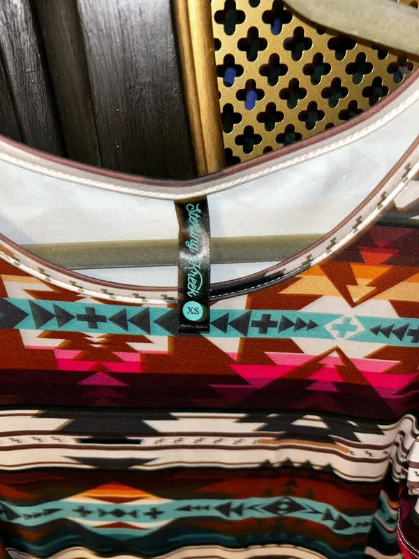 Sterling Creek Aztec dress Multiple Size XS - Image 2