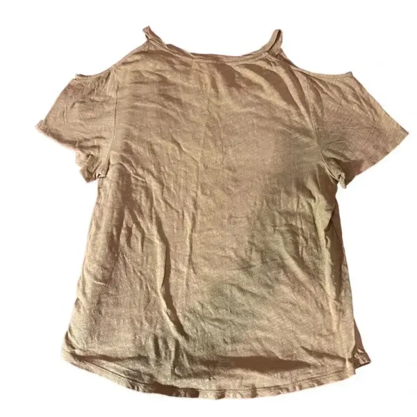 Anthropologie‎ Maeve Cold Shoulder Top Size Medium - Image 2