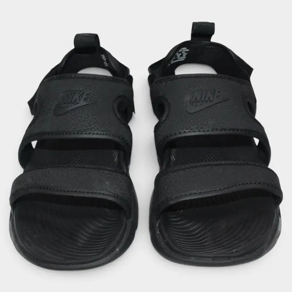 Nike Owaysis Sandals Women 7 Triple Black Adjustable Sport - Image 4