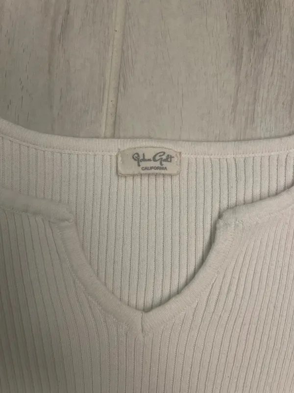 Brandy Melville White Long Sleeve Shirt - Image 2