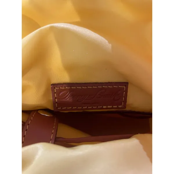 DOONEY & BOURKE Smith Bag *AS IS Nylon Leather Cream Color Purse Tote - Image 7