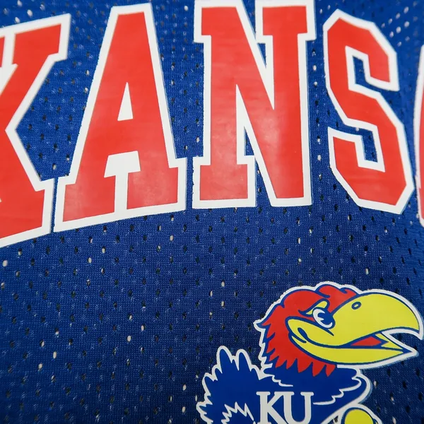 KU Jayhawks Football Jersey Crop Top - Image 6