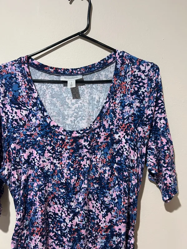 Motherhood Maternity Floral Bodycon Dress - Image 2