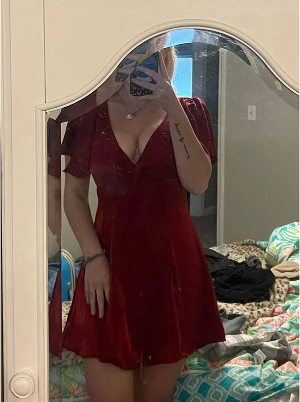 Apricot Lane Red Mini Dress - Image 2
